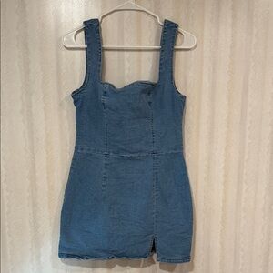 SHEIN Blue Denim Dress